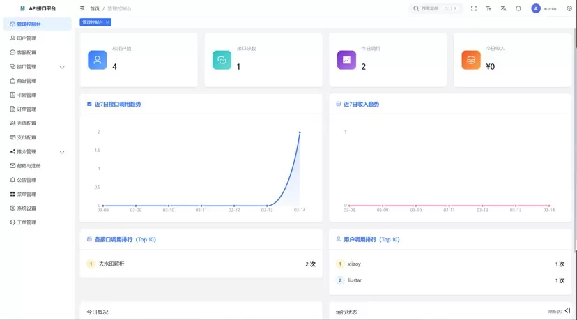 最新楠枫解析计费系统源码 Java+Vue 版本